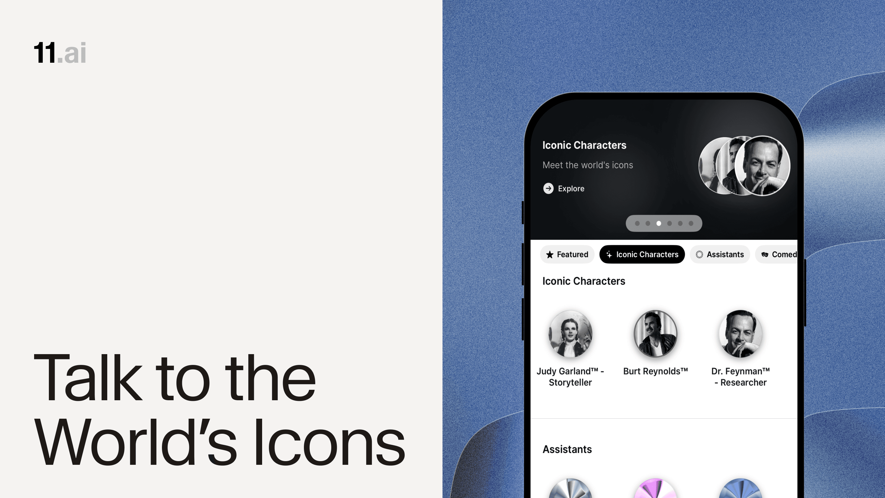 11.ai | Talk to the world's icons